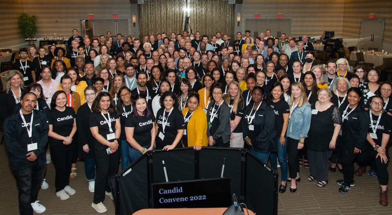 Group photo of all Candid staff members