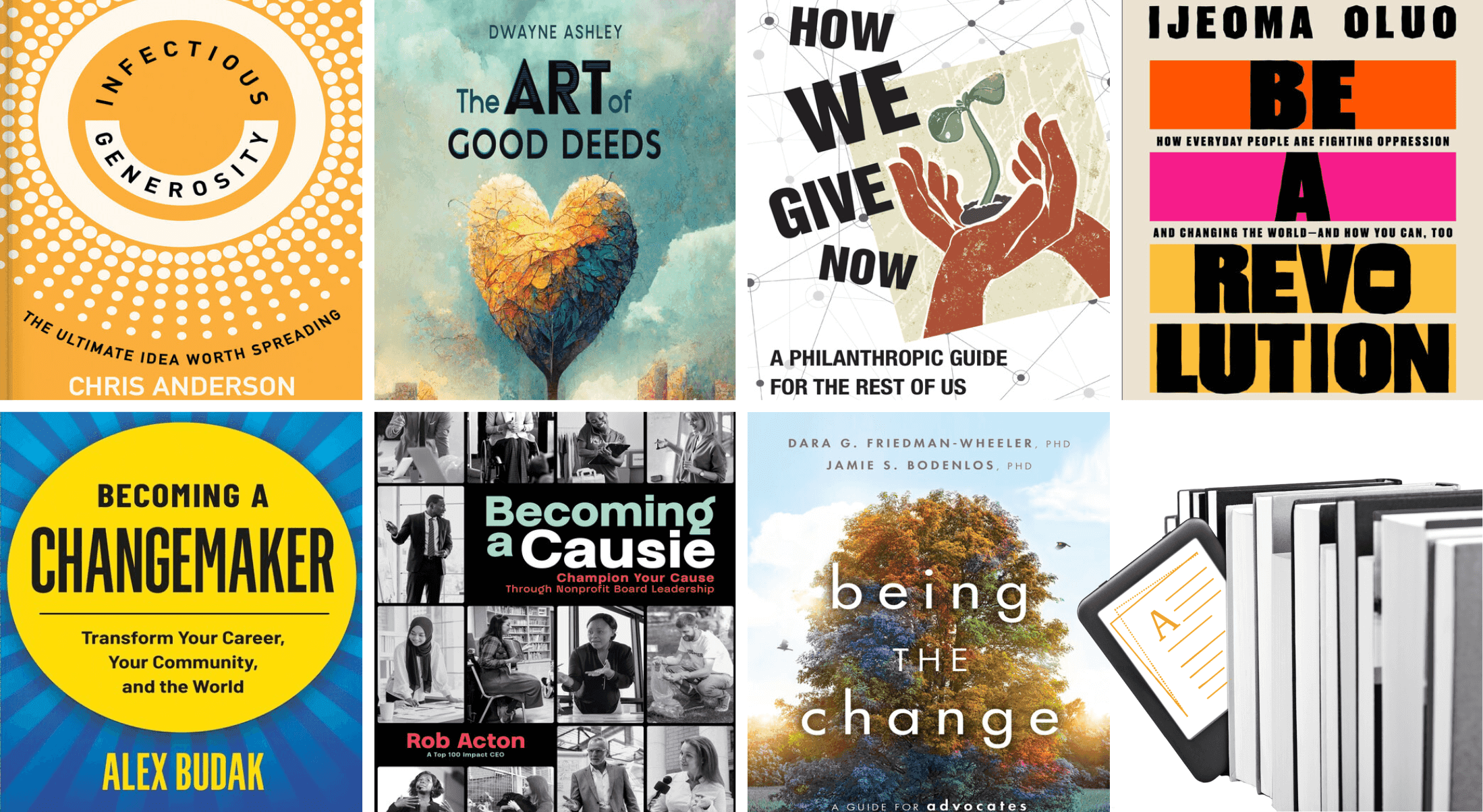 A collage of book covers mentioned in this article.